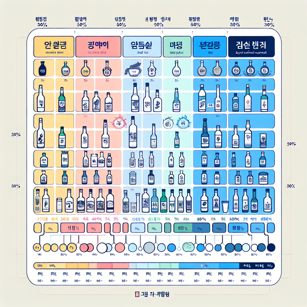 소주 도수 비교: 알콜 함량별 소주 종류 소개