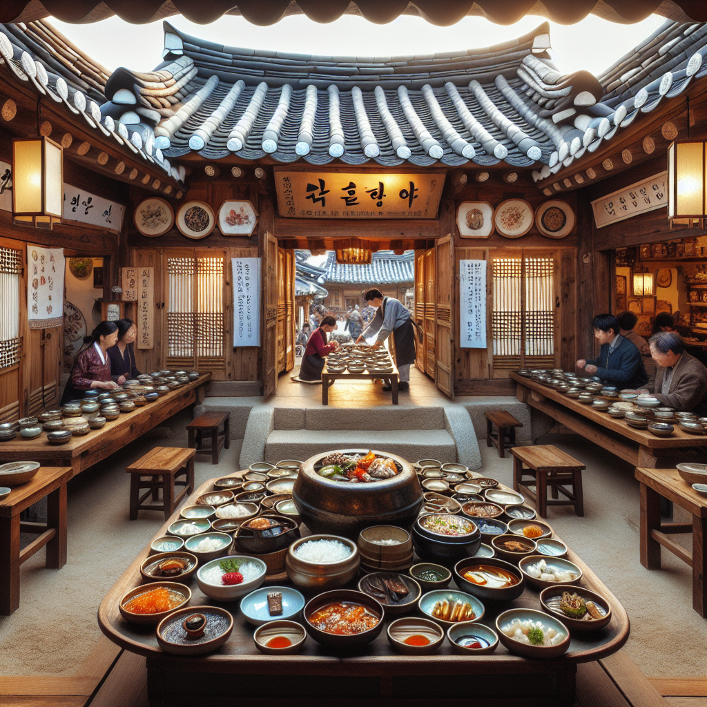 전주 한옥마을, 전통 맛집에서의 맛있는 비밀 탐험