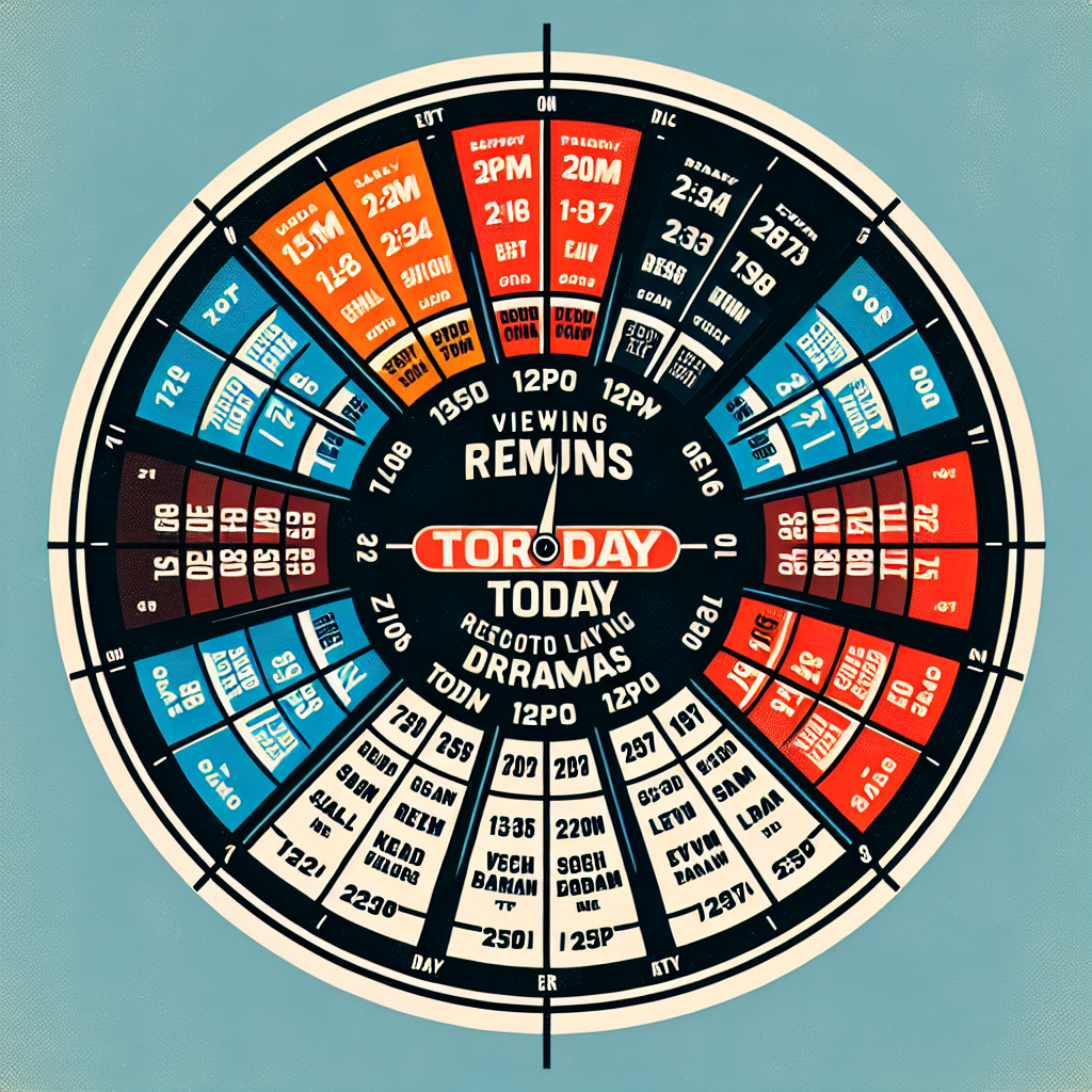TVN STORY 편성표, 드라마 재방 시청을 위한 오늘 편성