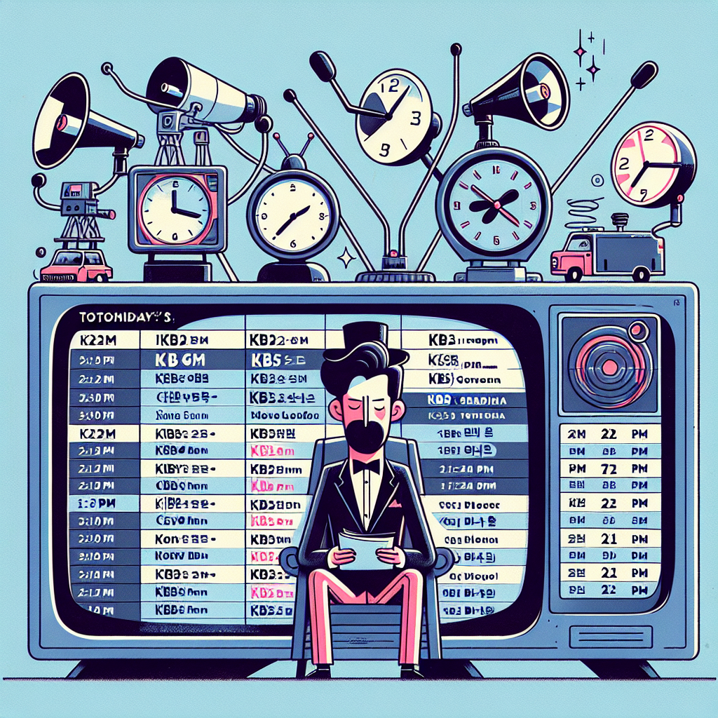 케이비에스2 편성표, KBS2 채널 오늘 프로그램 케이비에스2 편성표, KBS2 채널 오늘 프로그램